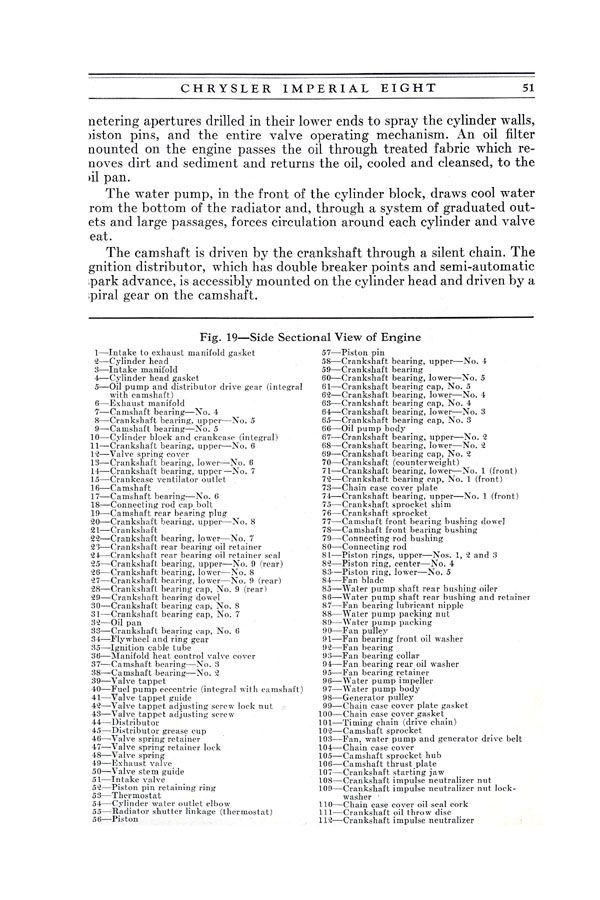1930 Chrysler Imperial 8 Owners Manual Page 58